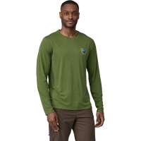 Patagonia Long Sleeve Cap Cool Daily Graphic Shirt Unity Fitz: Terrain Green X-Dy