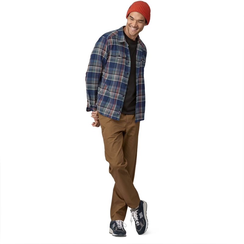 Patagonia Fjord Flannel Shirt Adventurer: New Navy