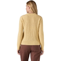 Patagonia Recycled Wool-Blend Crewneck Sweater Women's Chevron Cable: Natural