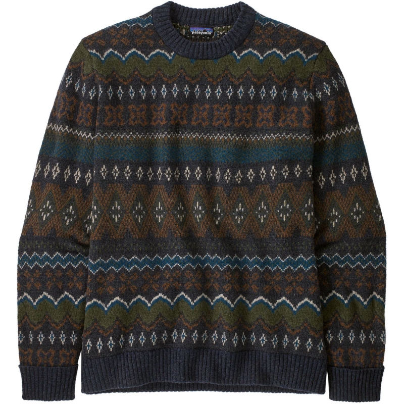 Patagonia Recycled Wool-Blend Sweater Helmsman: Smolder Blue