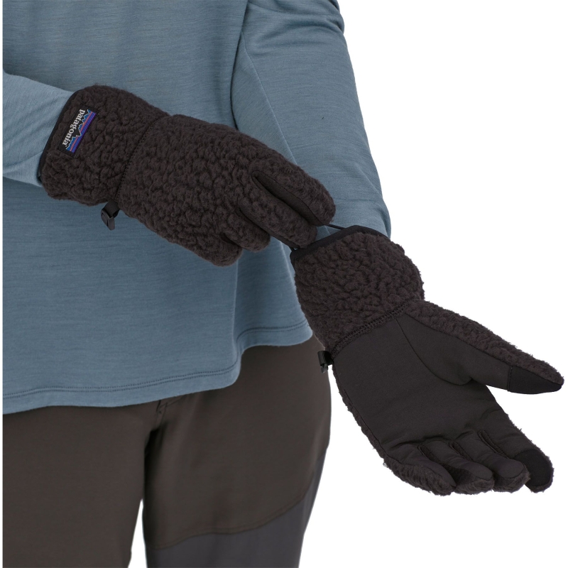 Patagonia Retro Pile Gloves Black