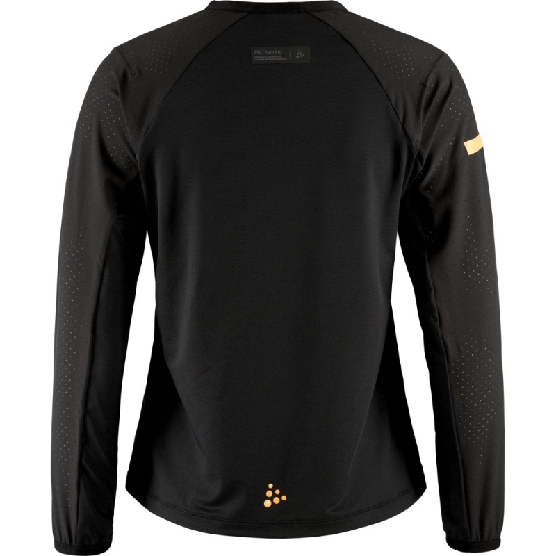 Craft Pro Hypervent LS Wind Top 2 Women's Black