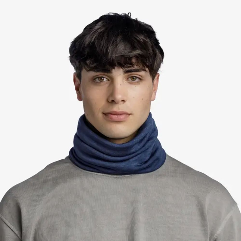 Buff BUFF© Merino Heavyweight Solid Night Blue
