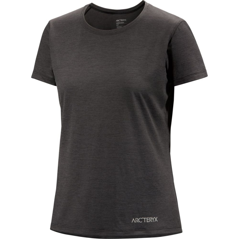 Arc'teryx Taema Arc'bird Crew SS Women's Black Heather