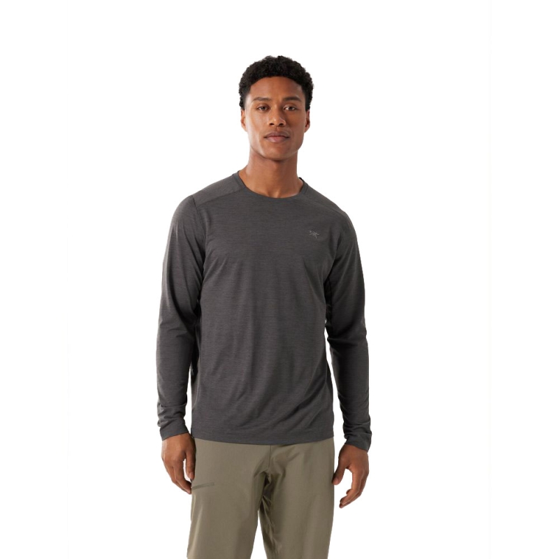 Arc'teryx Cormac Crew LS Black Heather