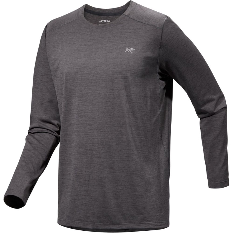 Arc'teryx Cormac Crew LS Black Heather