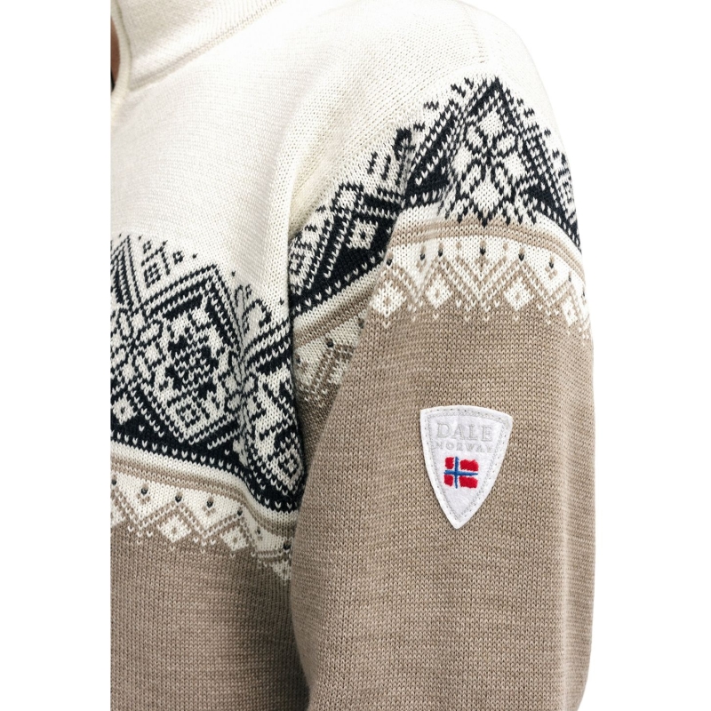 Dale Moritz Masc Sweater Mountainstone Sand