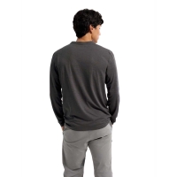 Arc'teryx Cormac Logo Ls Black Heather / Solitude