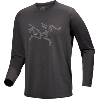 Arc'teryx Cormac Logo Ls Black Heather / Solitude