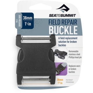 Sea to Summit Steek Gesp, 2 Pin, 38mm, Field Repair Buckle  Zwart