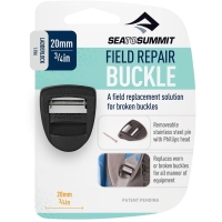 Sea to Summit Laddergesp, 1 Pin, 20mm, Field Repair Buckle Zwart