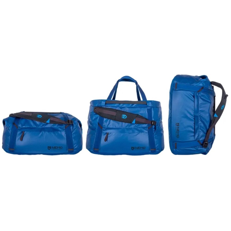 Nemo Double Haul Convertible Duffel 55L (Lake) Lake