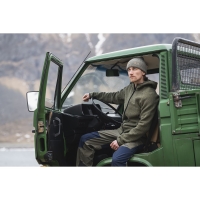 Bergans Vaagaa Merino Terry Midlayer Hoodie Green Mud