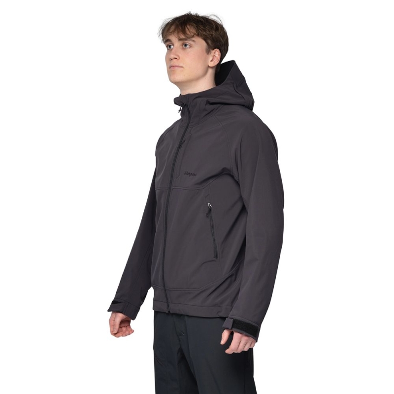 Bergans Vaagaa Softshell Jacket Hood Black