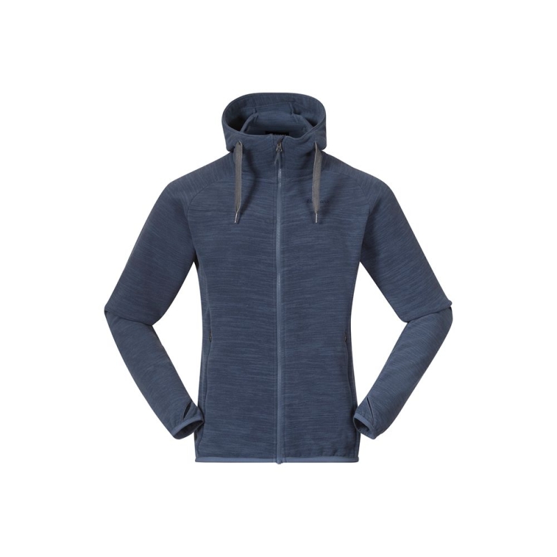 Bergans Hareid Fleece Jacket Granite Blue