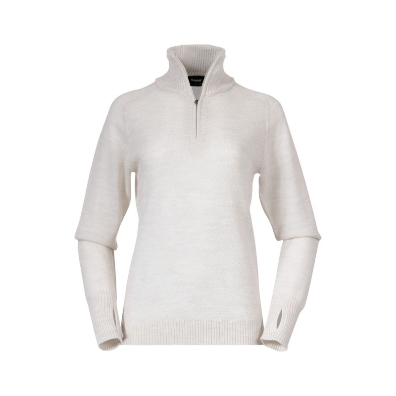 Bergans Ulriken Light Merino Jumper Women's Vanilla White