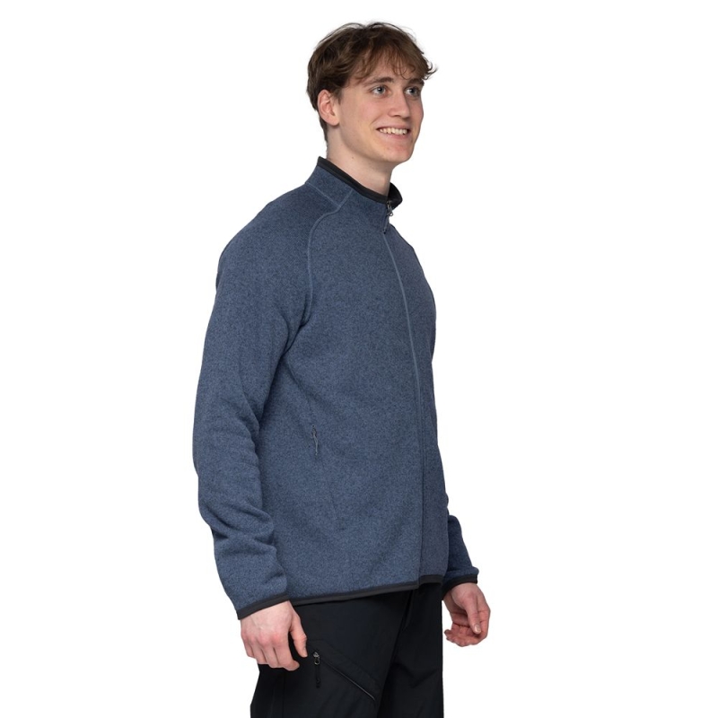 Bergans Kamphaug Knitted Jacket Granite Blue