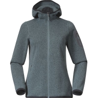 Bergans Kamphaug Knitted Hoodie Women's Grey Sage