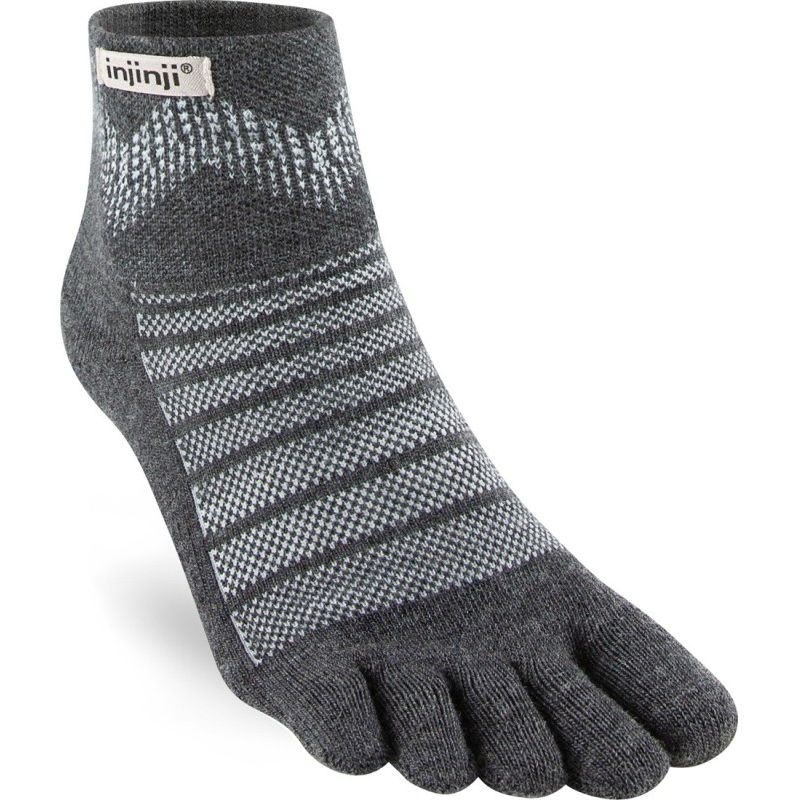 Injinji Outdoor Midweight Mini-Crew Wool Slate