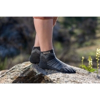 Injinji Outdoor Midweight Mini-Crew Wool Slate