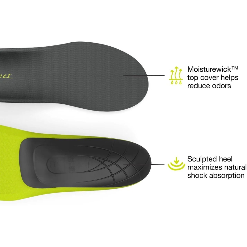 Superfeet Active Support Low Arch Gunmetal