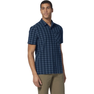 Royal Robbins Amp Lite Plaid S/S Dp Blue Cloverdale