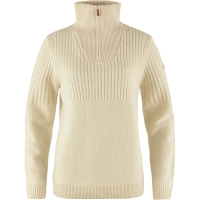 Fjällräven Övik Half Zip Knit Women's Chalk White