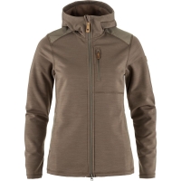 Fjällräven Keb Fleece Hoodie Women's Suede Brown