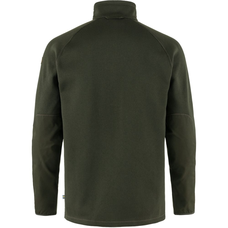 Fjällräven Övik Fleece Half Zip Deep Forest