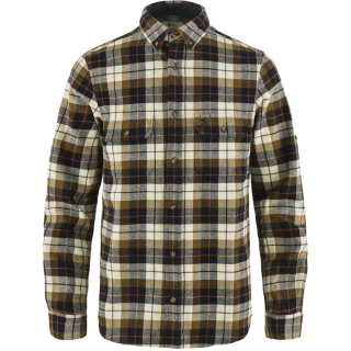Fjällräven Singi Heavy Flannel Shirt Chalk White-Dark Navy