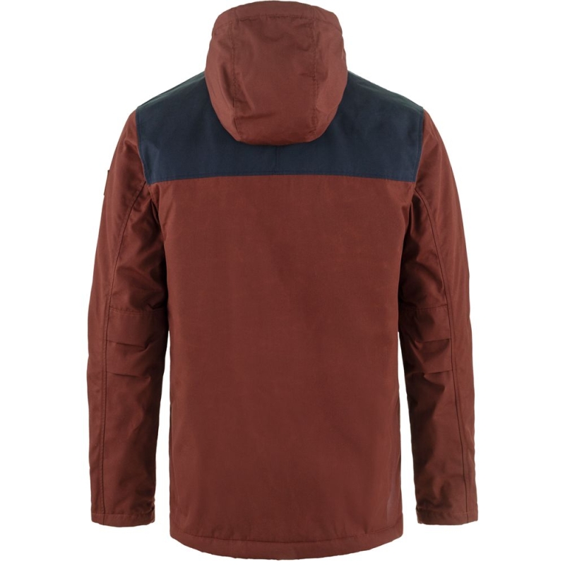 Fjällräven Greenland Winter Jacket Maroon-Dark Navy