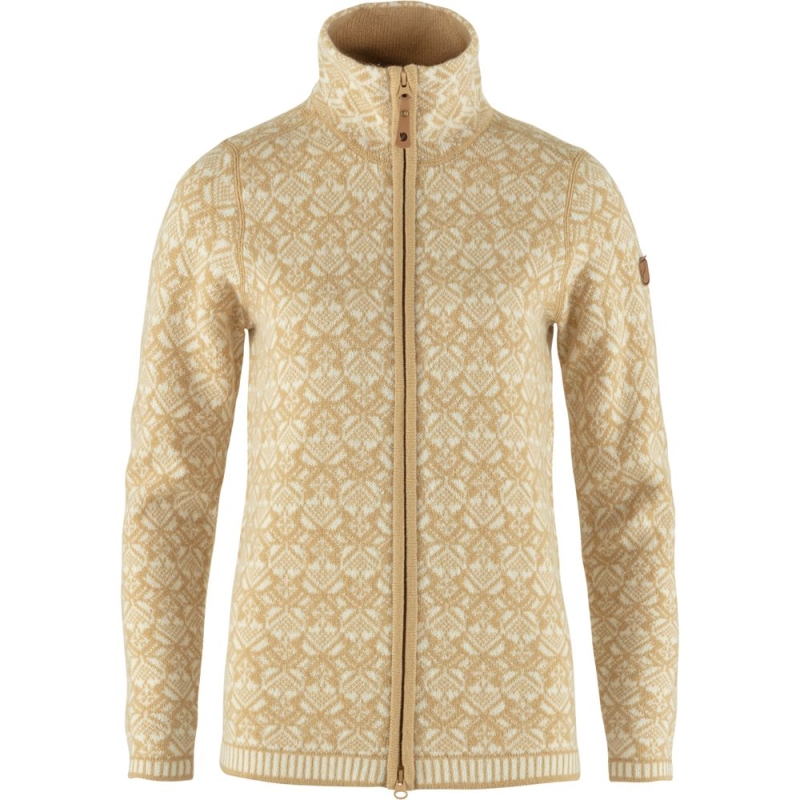 Fjällräven Snow Cardigan Women's Dune Beige