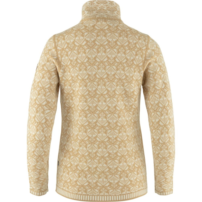 Fjällräven Snow Cardigan Women's Dune Beige