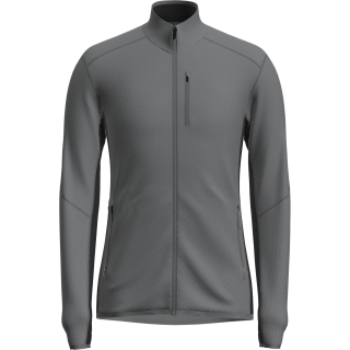 Icebreaker Descender LS Zip Jet Hthr/Black