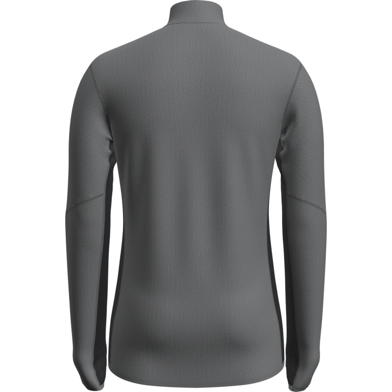 Icebreaker Descender LS Zip Jet Hthr/Black
