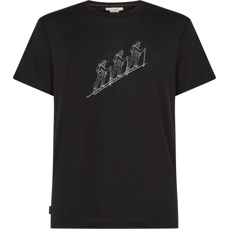 Icebreaker Mer 150 Tech Lite SS T NatSkiTour Black