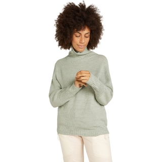 Icebreaker Seevista Funnel Neck Sweater Women's Ashen/Moss