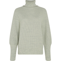 Icebreaker Seevista Funnel Neck Sweater Women's Ashen/Moss