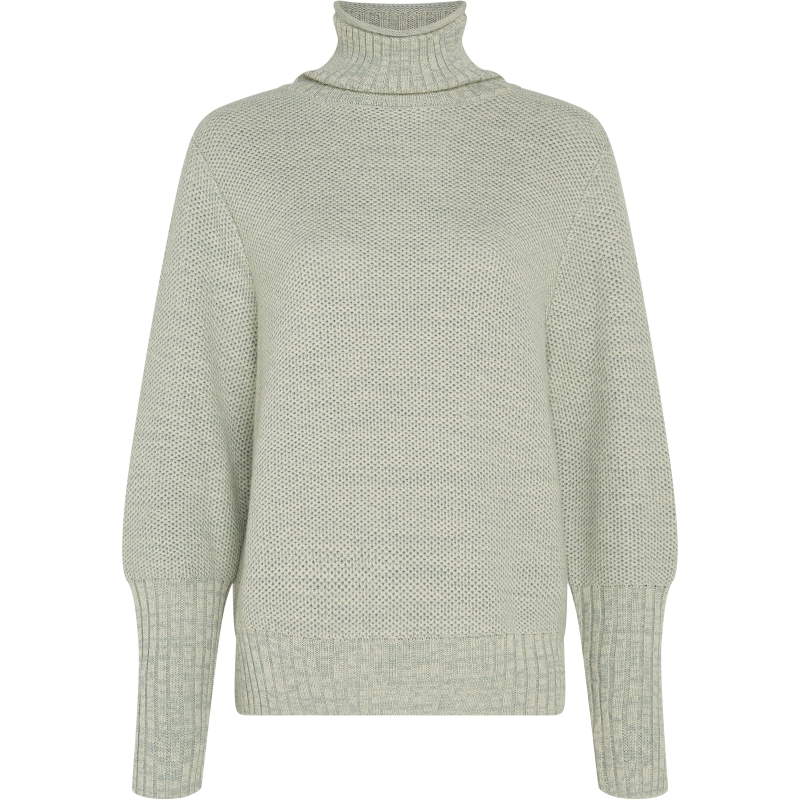Icebreaker Seevista Funnel Neck Sweater Women's Ashen/Moss