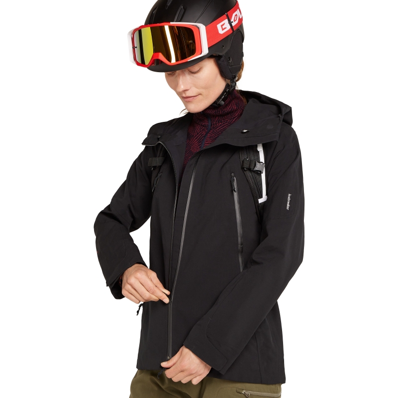 Icebreaker Mer 260 Vertex LS Half Z Frozen Forms Women's Black/Port