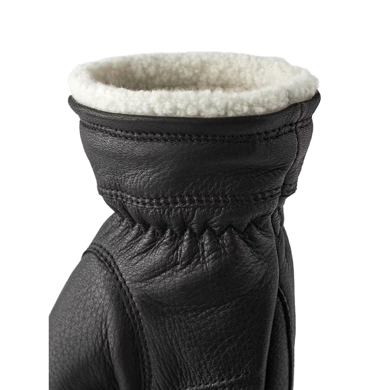 Hestra Buvika Deerskin Black