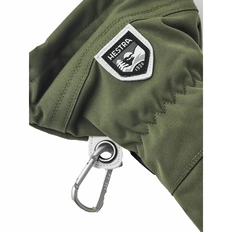 Hestra Army Leather Heli Ski - 5 finger Olive