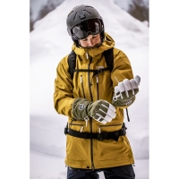 Hestra Army Leather Heli Ski - 5 finger Olive