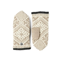 Hestra Nordic Wool Mitt Beige/Offwhite
