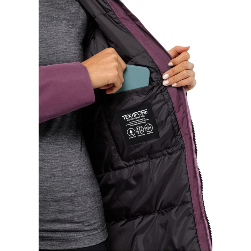 Jack Wolfskin Salier Coat Women's berry jam
