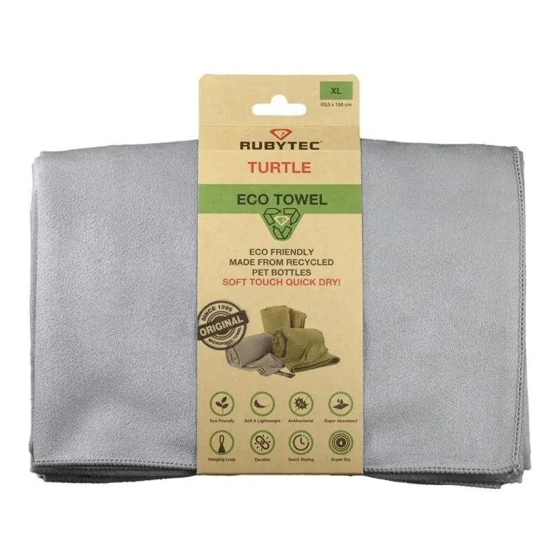 Rubytec Turtle Eco Towel Grey XL Grey