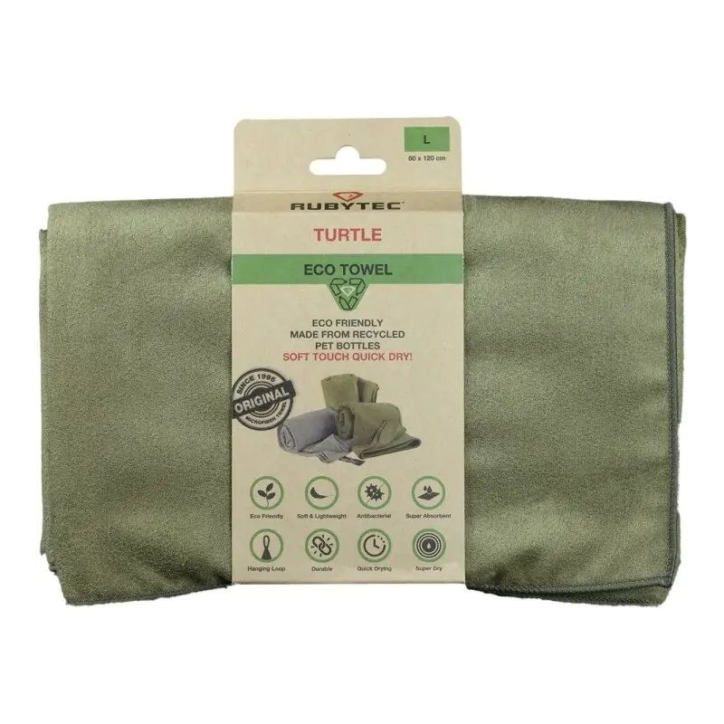 Rubytec Turtle Eco Towel Green L Green