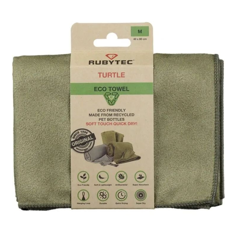 Rubytec Turtle Eco Towel Green M Green