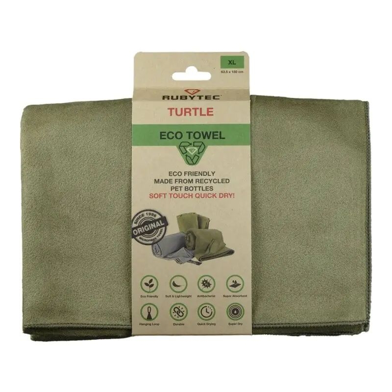 Rubytec Turtle Eco Towel Green XL Green
