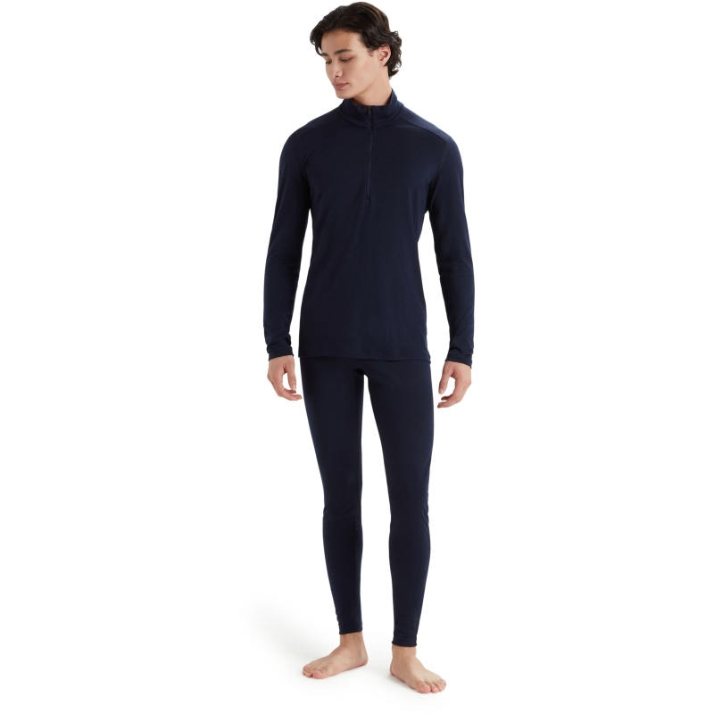 Icebreaker 200 Oasis LS Half Zip Midnight Navy